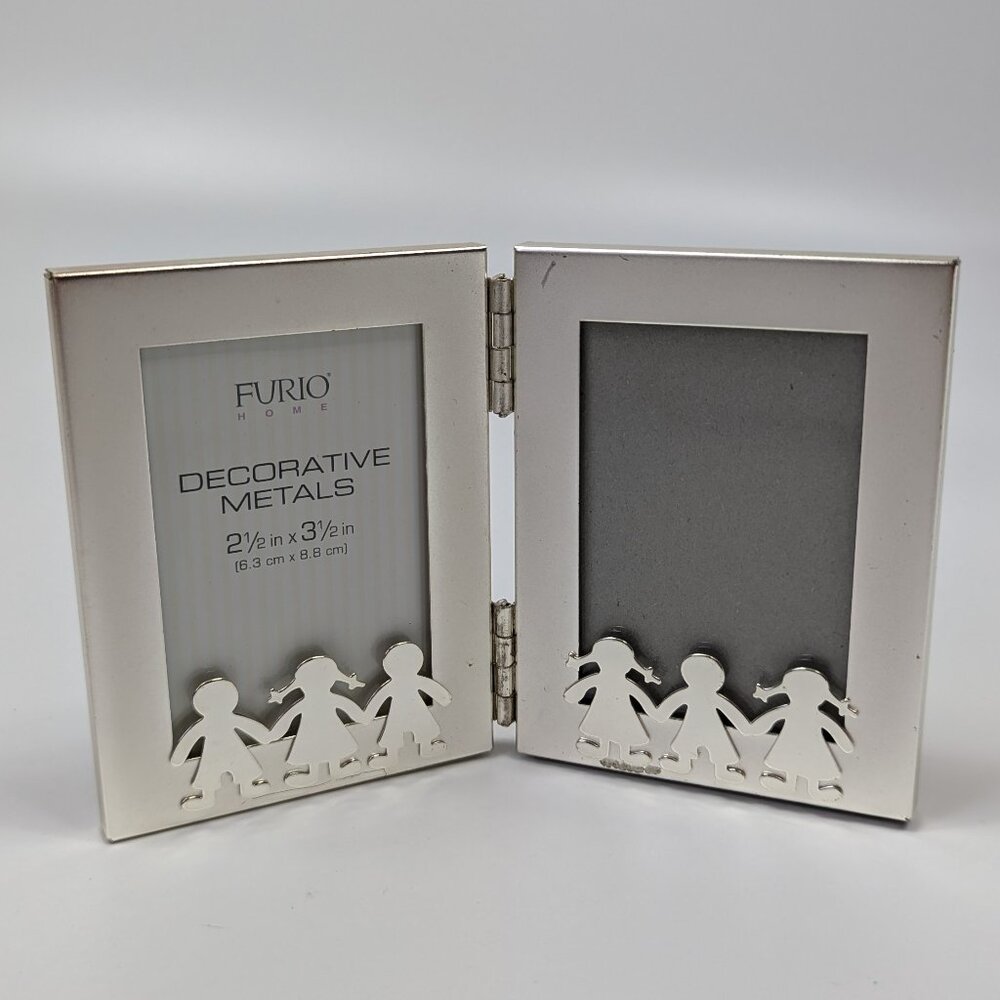 Furio Home Double Mini Frame Silver Tone